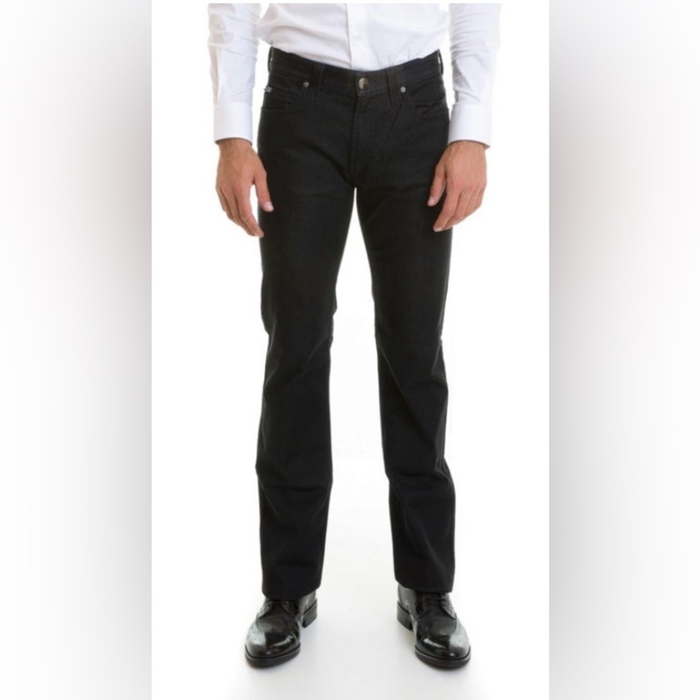 Armani Collezioni J15 Men's Slim Fit Black Straight Leg Jeans Size 38